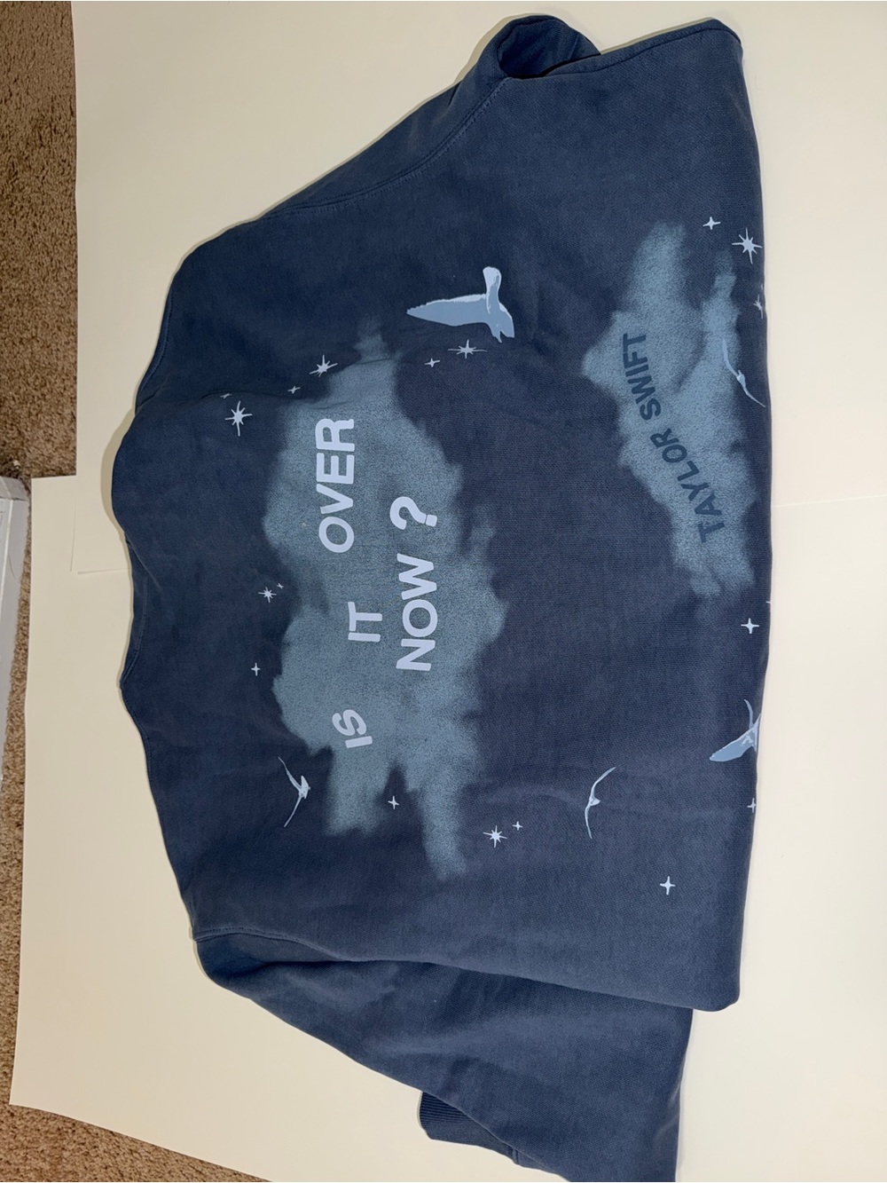 Taylor Swift 1989 Navy and Light Blue Sweatshirt